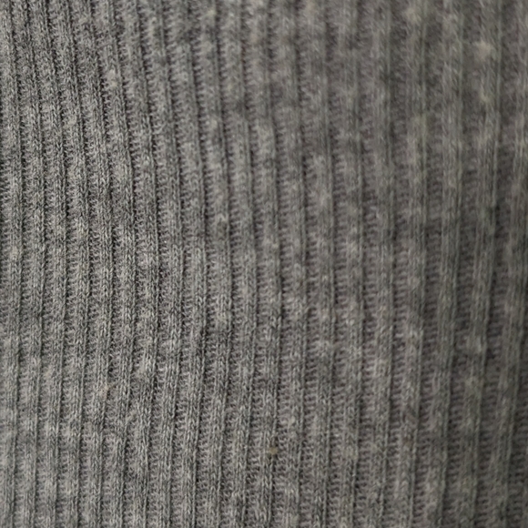 Heather gray lace up tank top - Picture 6 of 6